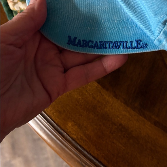 Margaritaville Sky Blue Cap with Tropical Embroidery - Picture 6 of 6